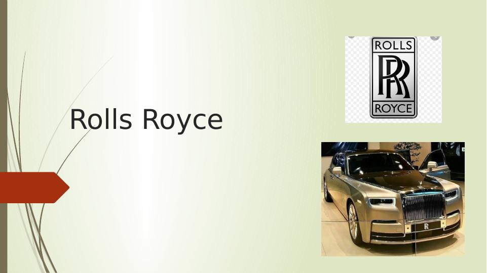 Competitive Advantages of Rolls Royce: A Marketing Analysis_1
