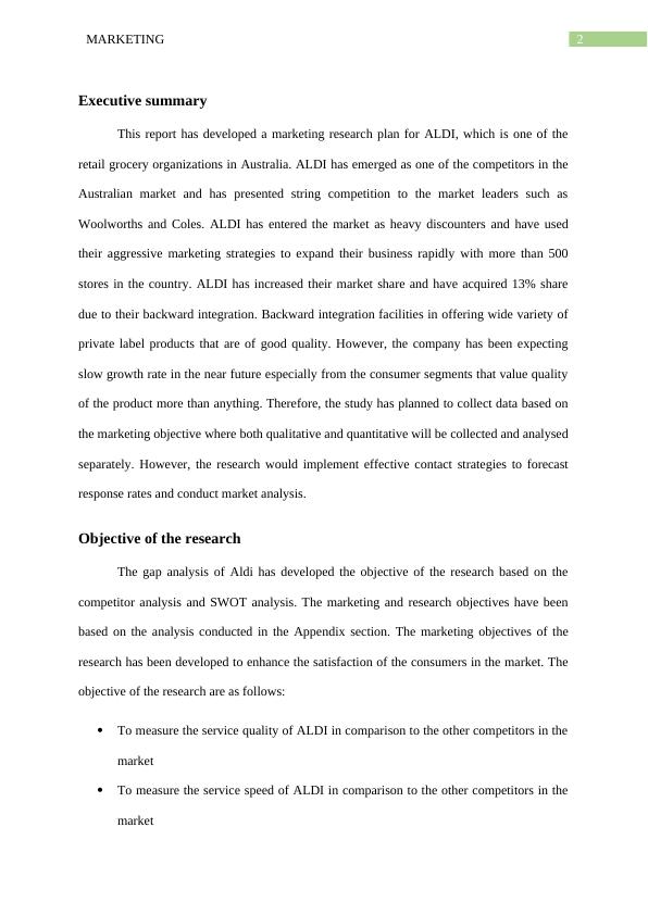 Marketing Research Plan for ALDI in Australia_3