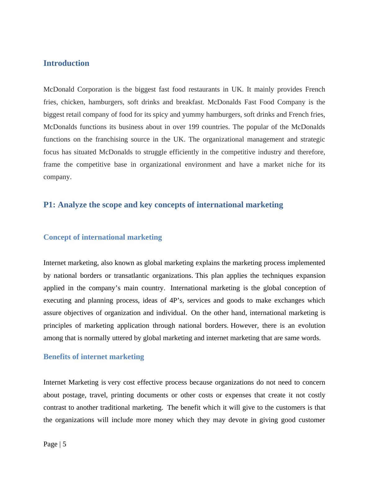 international marketing article review assignment