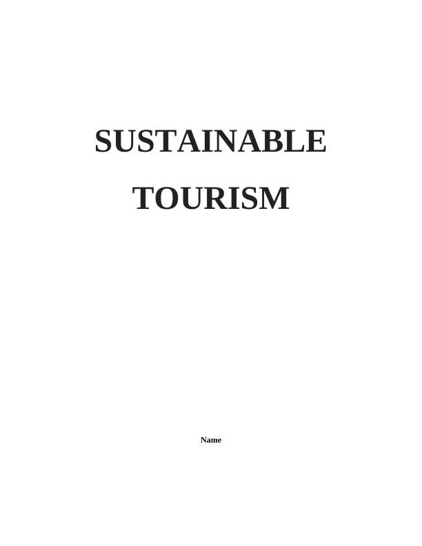 Sustainable Tourism in Philippines - Report_1