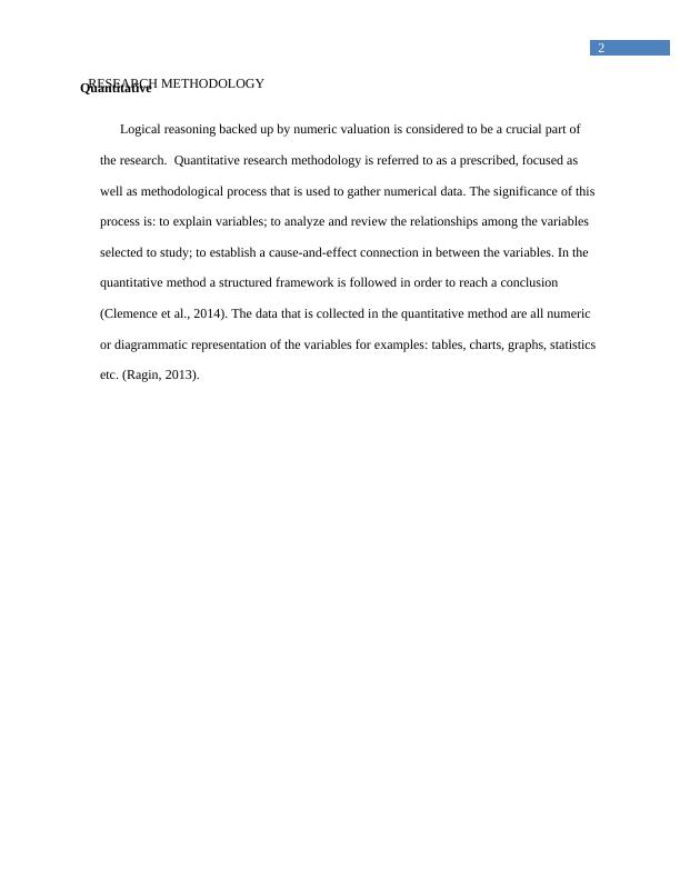 Research Methodology Assignment | Quantitative Logical Reasoning_2