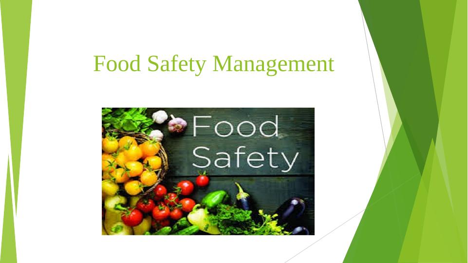 Food Safety Management_1