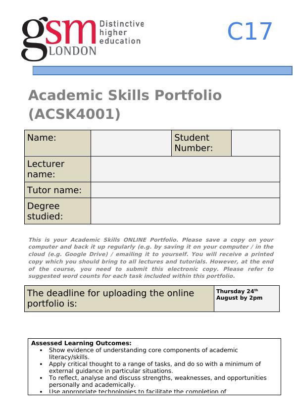 C17 Academic Skills Portfolio (ACSK4001)_1