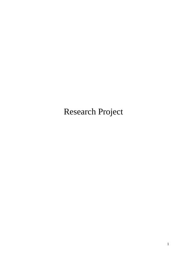 TASK 13 1.1 Formulation and recording Possible Research Project Outline Specifications_1