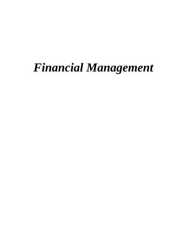 Financial Management : PDF_1