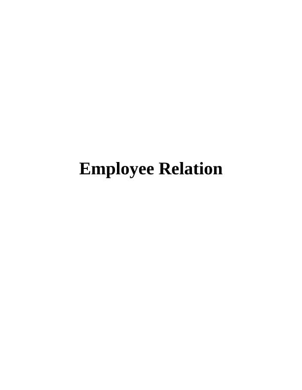 Pluralistic and Unitary Frames of Employees Relationship - Report_1