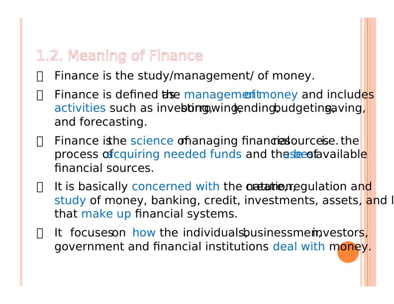 financial assignment definition