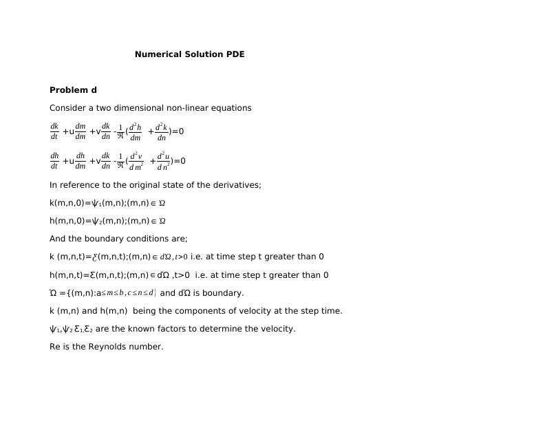 Two Dimensional Non-Linear Equations_1