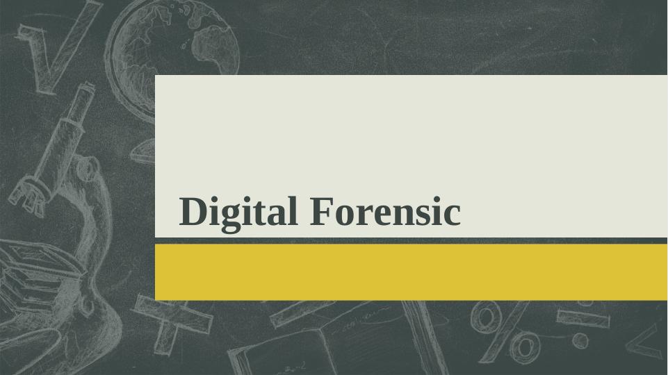 Digital Forensic: An Overview of the Application, Tools, and Future_1