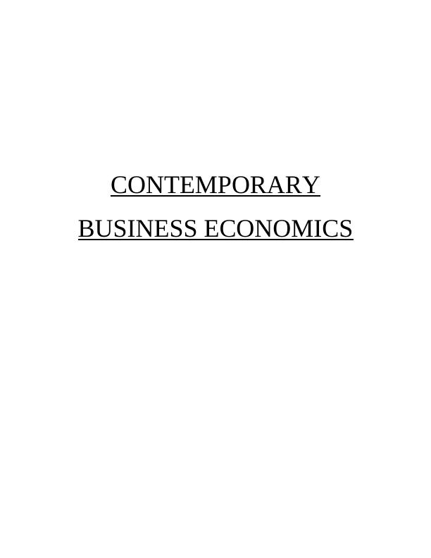 Contemporary Business Economics_1