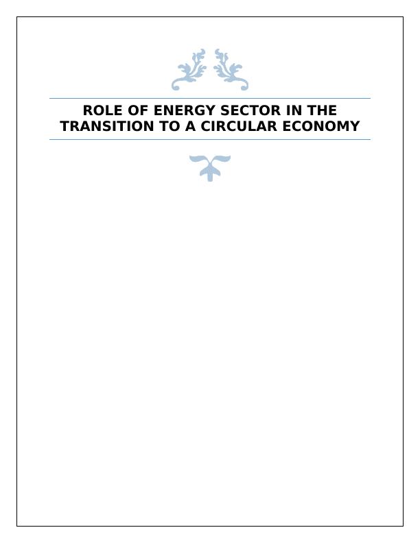 Circular Economy for the Energy Transition_1