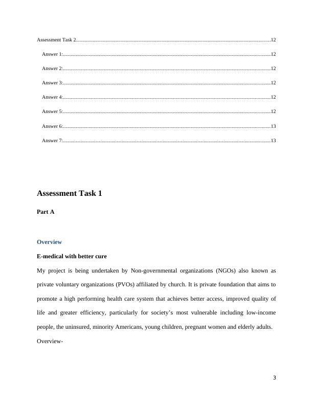 E-medical with Better Cure: A Project Management Assessment Task_4