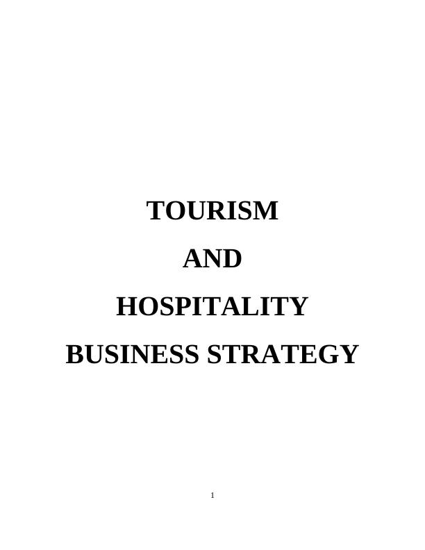 Analytical Models of Corporate Strategy in Tourism and Hospitality Industry_1