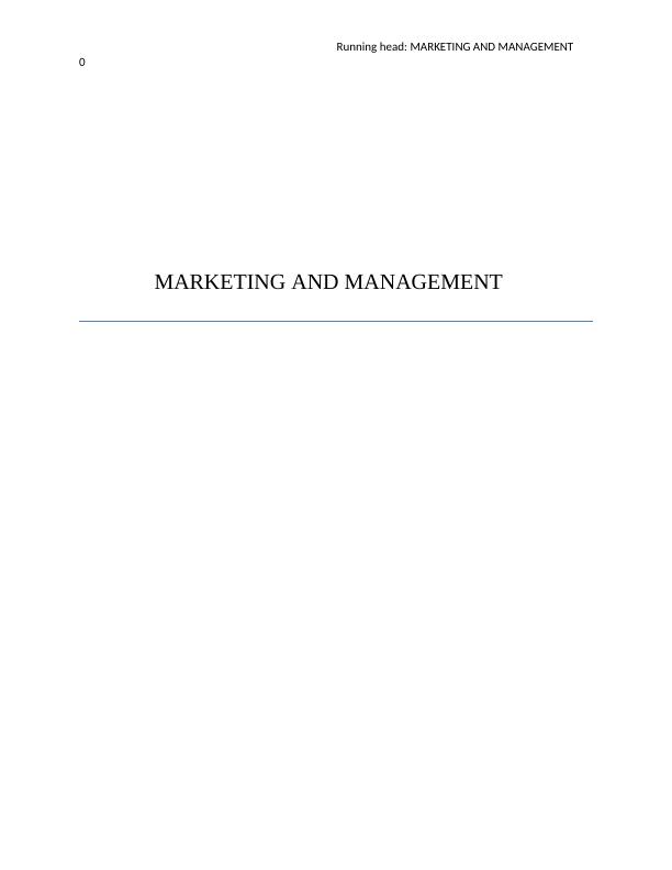 Marketing and Management of L’Oreal_1