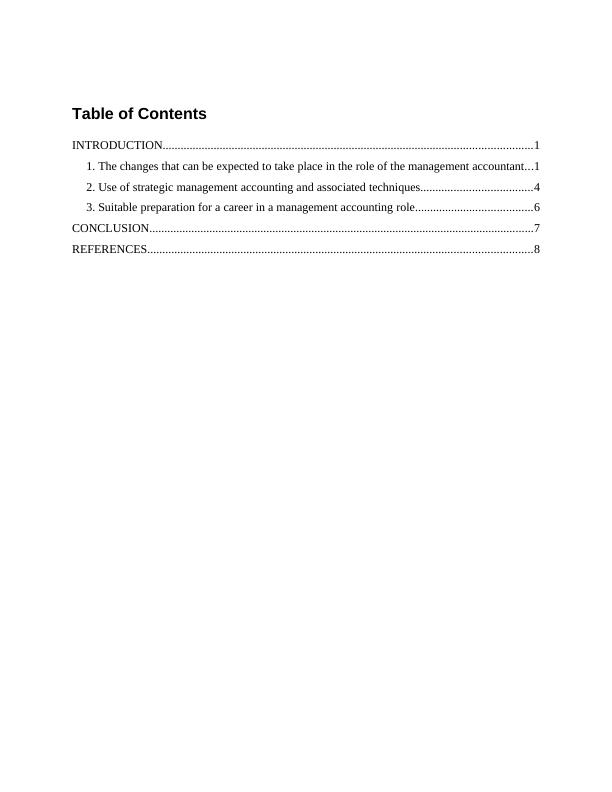 Strategic Management Accounting - Report_2