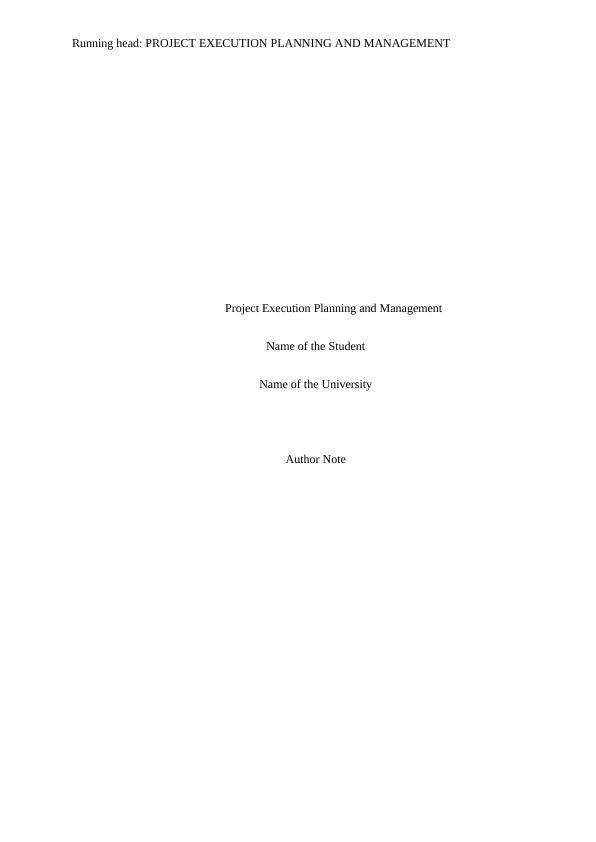 BCO1102 - Project Execution Planning and Management - APIC Case study_1