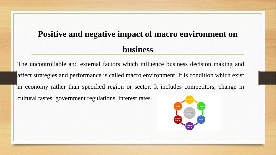 Positive and Negative Impact of Macro Environment on Business_4
