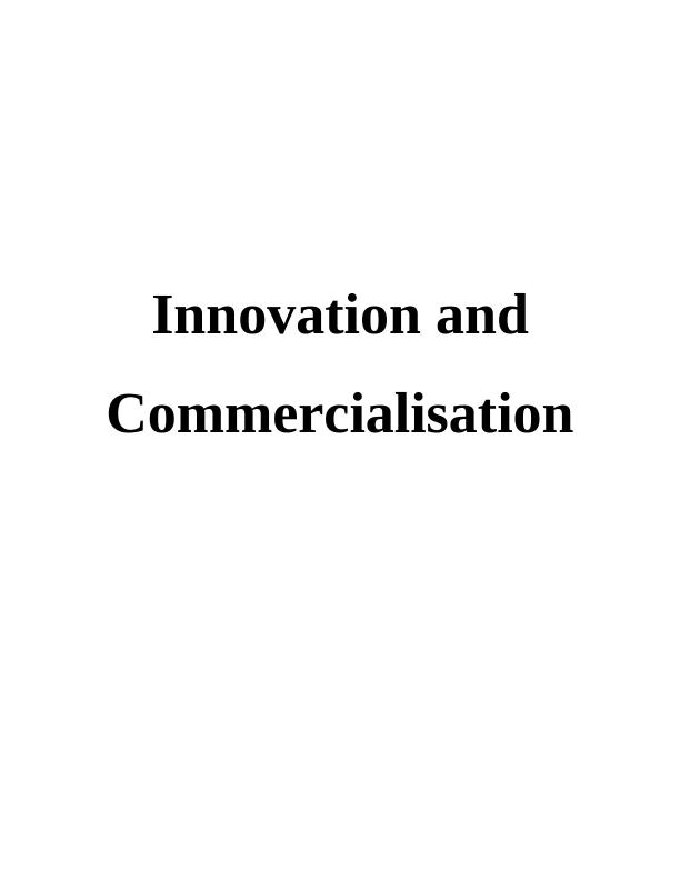 Innovation And Commercialisation Assignment- Vodafone Ltd_1