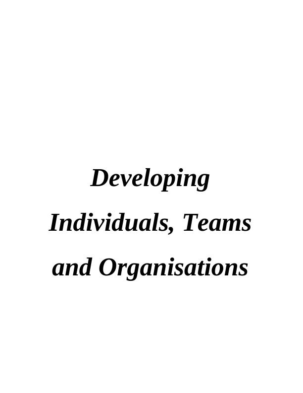 Developing Individuals, Team and Organizations : Whirlpool_1