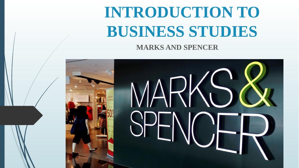 Introduction to Business Studies - Marks and Spencer_1