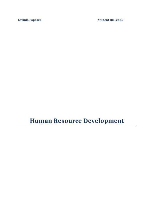 Assignment On Human Resource Development | Styles Of Learning_1