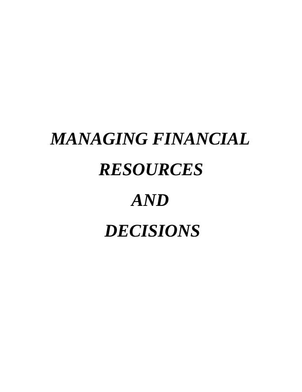 Managing Financial Resources and Decisions PDF_1