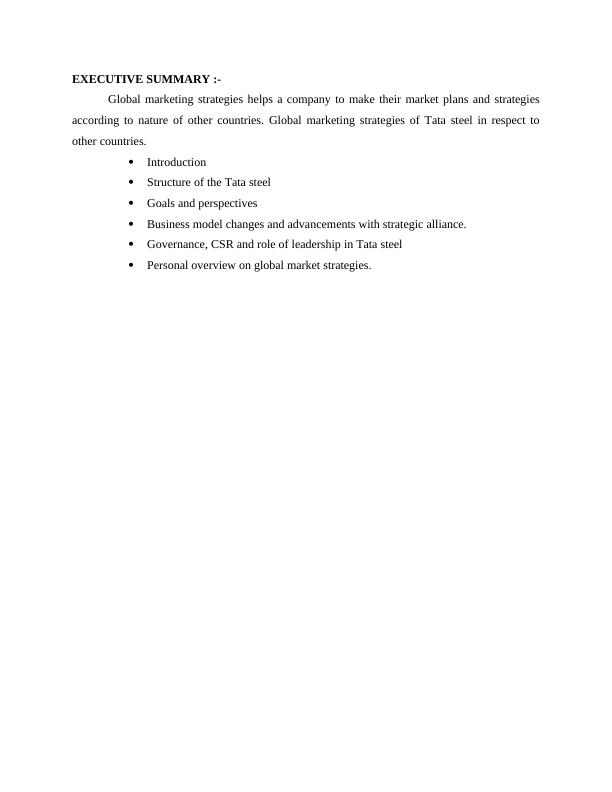 Global Corporate Strategies : Assignment_2