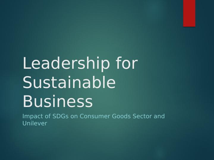 Leadership for Sustainable Business Presentation 2022_1