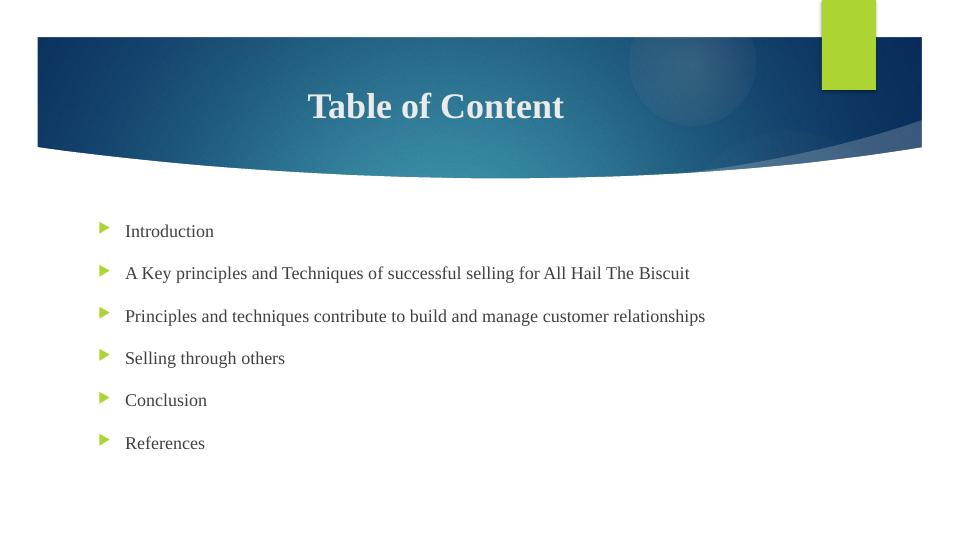 Sales Management: Principles and Techniques for All Hail The Biscuit_2