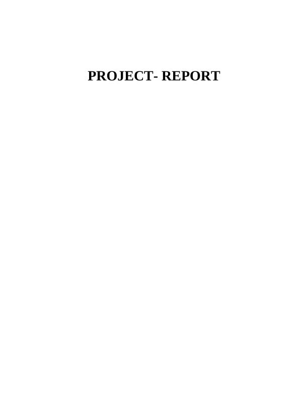 Project Report on Volkswagen_1