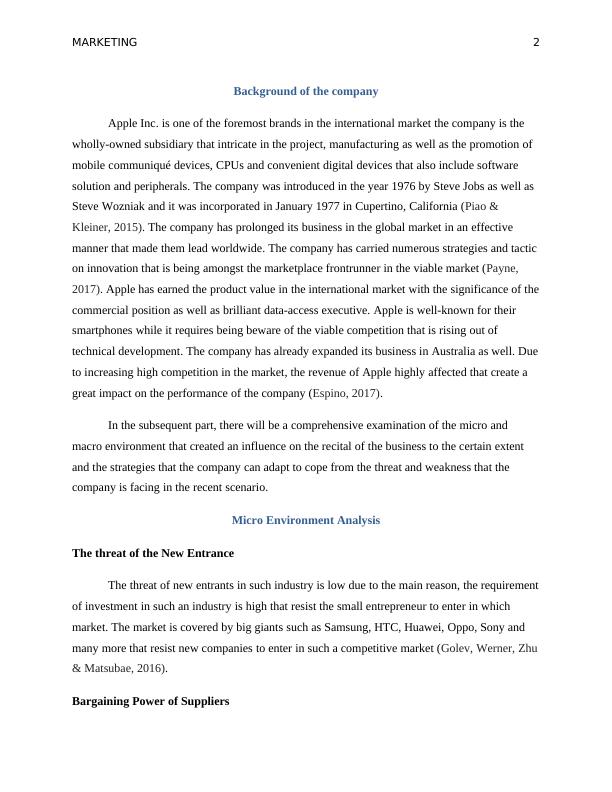 Marketing Analysis of Apple Inc. in Australia_3