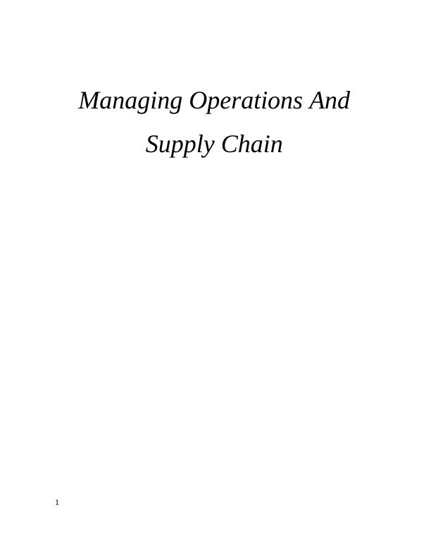 Study Of The Concept & Role Of Procurement & Warehousing|Supply Chain_1