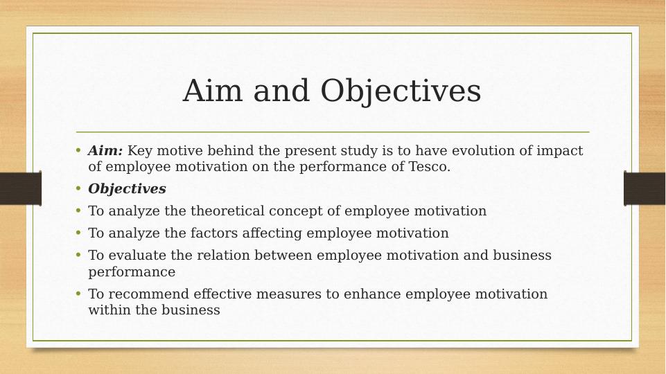 Impact of Employee Motivation on Company Performance: Study on Tesco_2