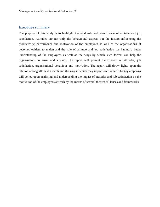 Management and Organisational Behavior Assignment_2