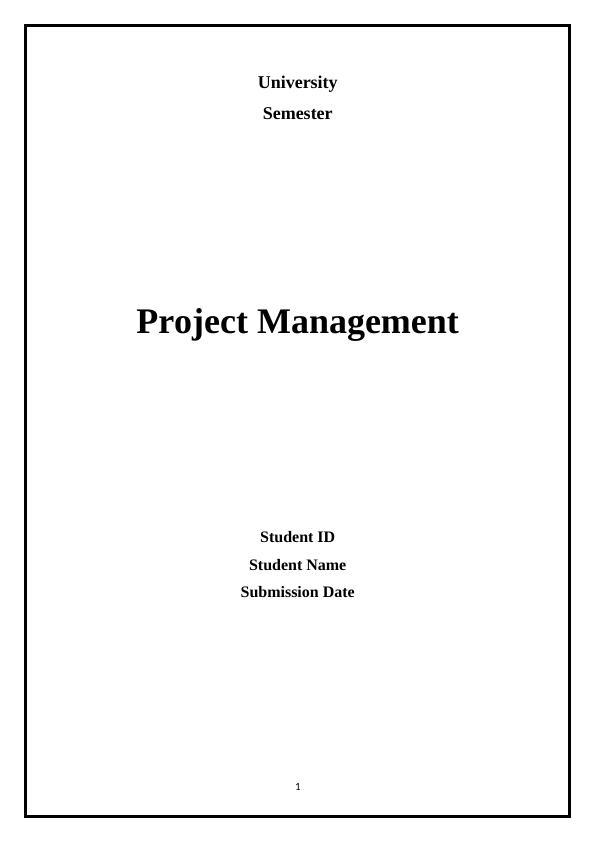 Project Management Plan for LC-01A Building Project_1