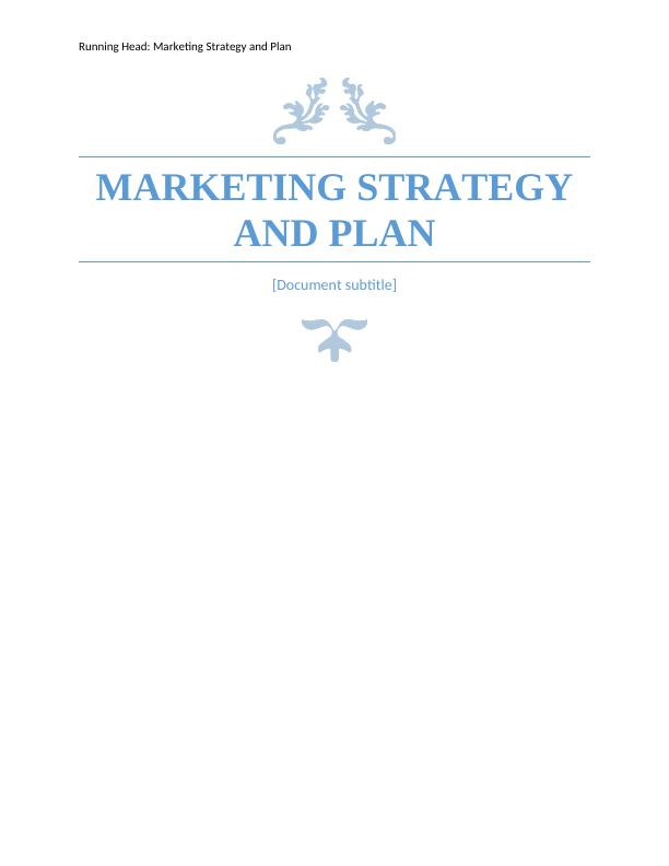 Marketing Strategy and Plan of Coca-Cola : Report_1