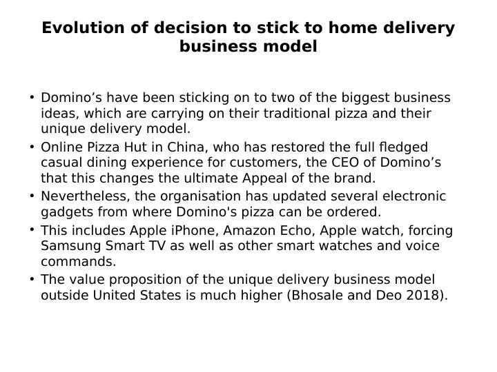 Case Study of Apple Inc & Domino’s: Evolution of Decision to Stick to Home Delivery Business Model_2