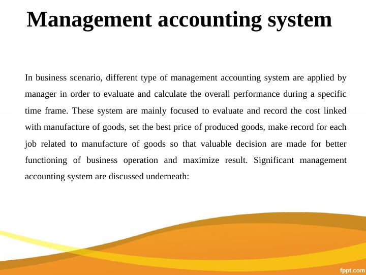 Management Accounting System and Techniques_4