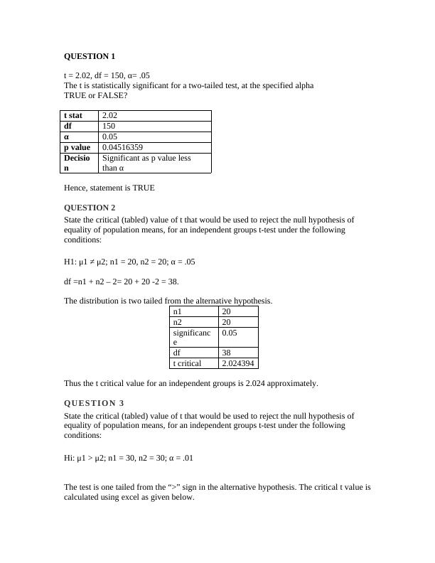 The Statistics Question and Problem Solved_1