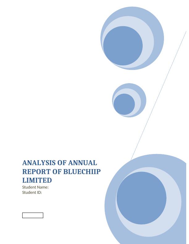 Analysis of Annual Report of Bluechiip Limited_1