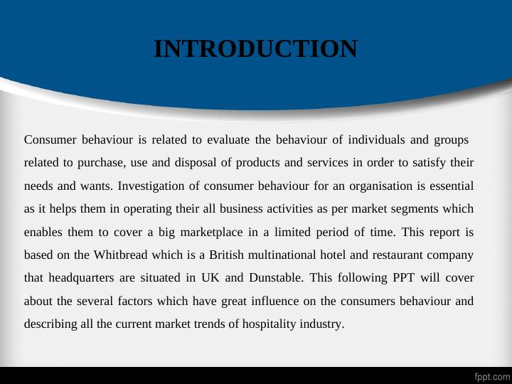 Factors Influencing Consumer Behaviour in the Hospitality Industry_3