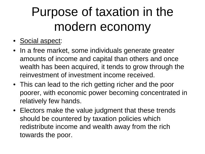 The Role Of Taxation In An Economy Economics_3