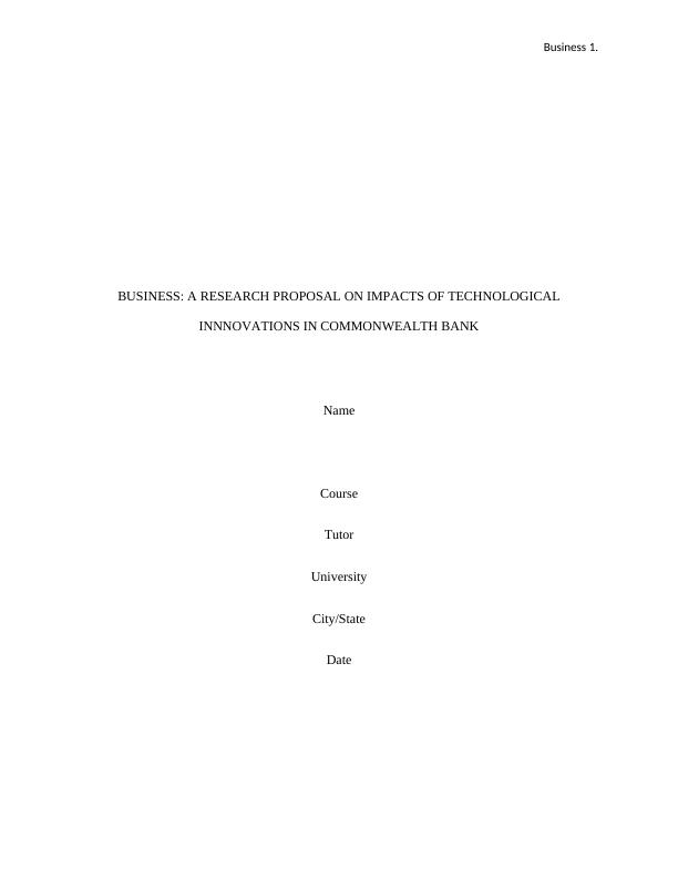 Impacts of Technological Innnovations in Commonwealth Bank - PDF_1
