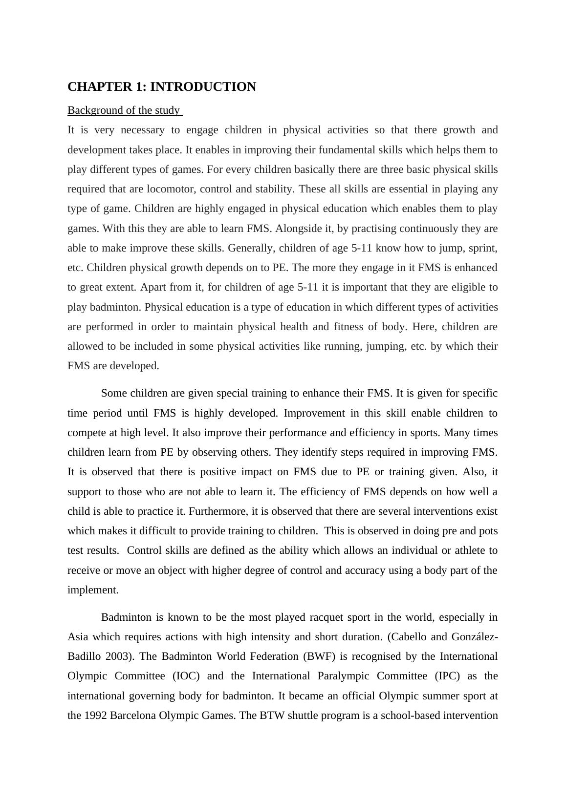 Impact of Badminton Assignment PDF_2