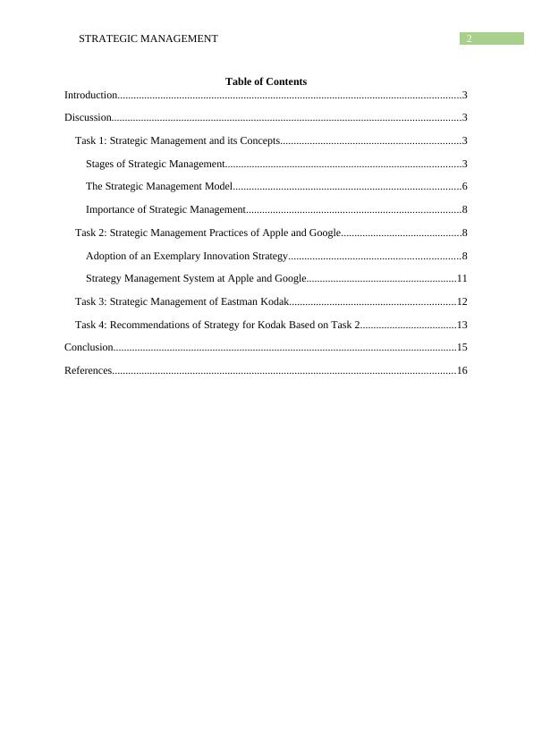 BMST5103 Paper on Importance of Strategic Management_3