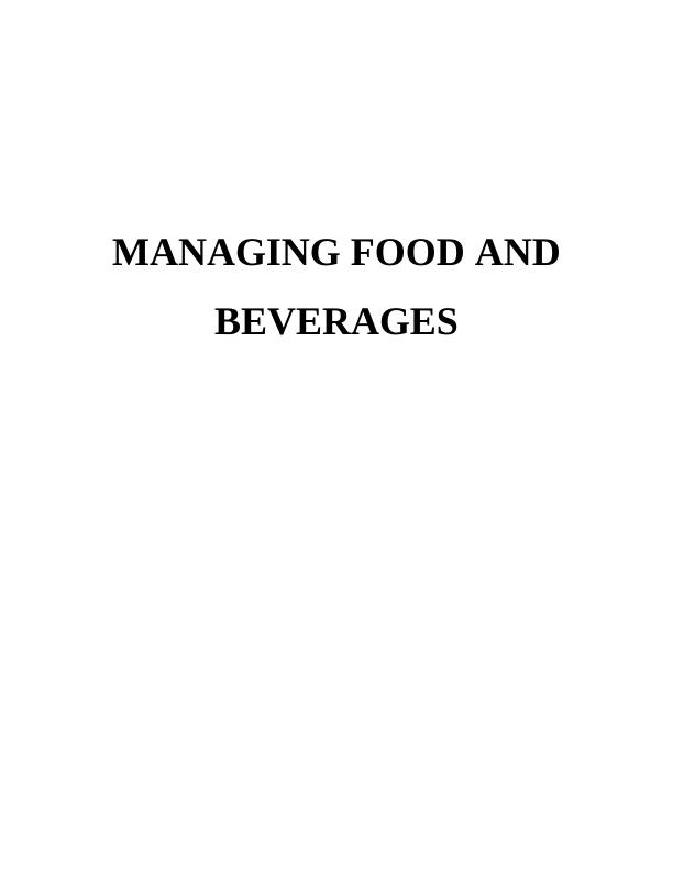 P1 Different types of business within food and beverage industry (Doc)_1