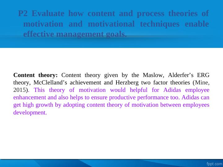 Evaluate Content and Process Theories of Motivation for Effective Management Goals_3