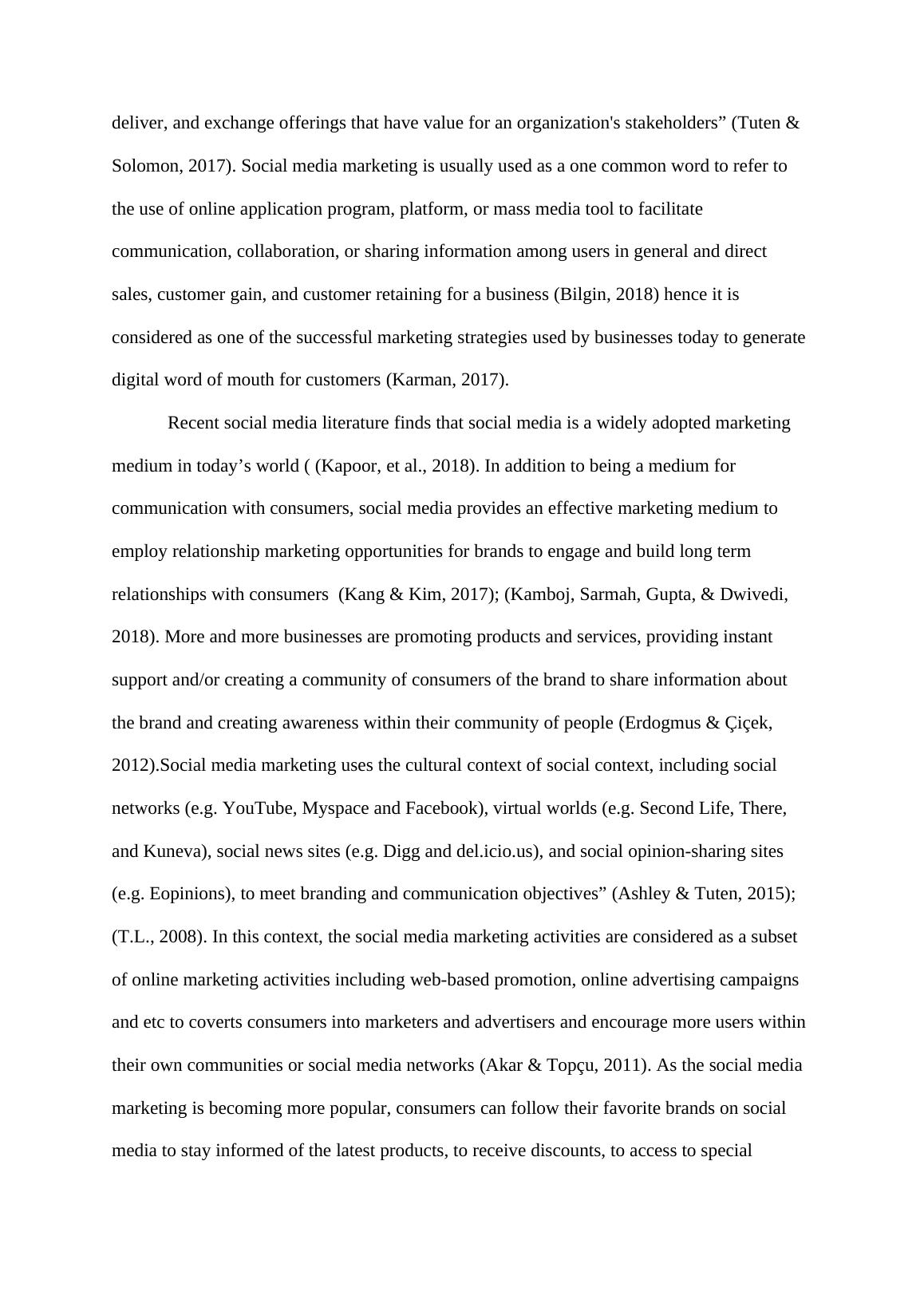 Social Media Marketing Assignment Pdf