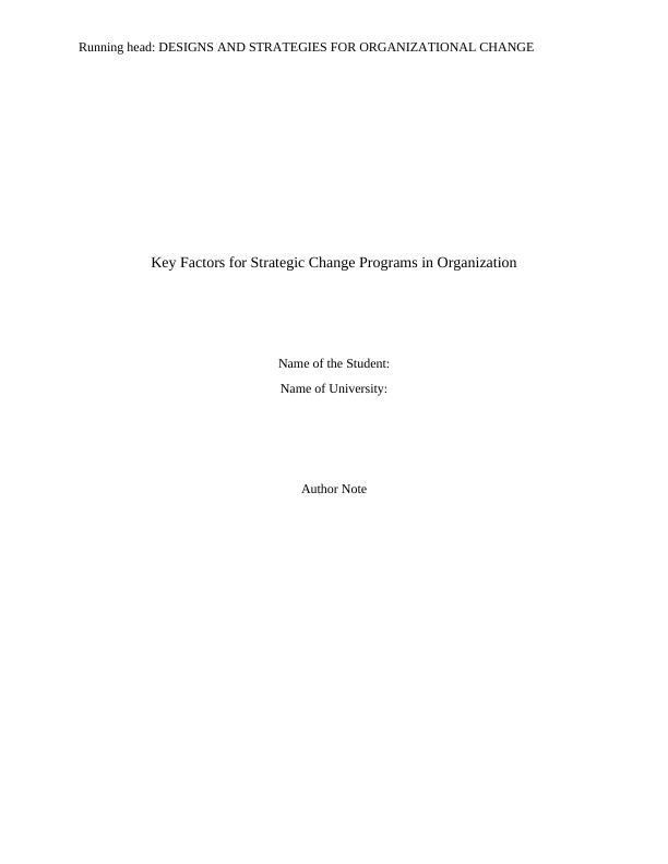 Designs and Strategies for Organizational Change_1
