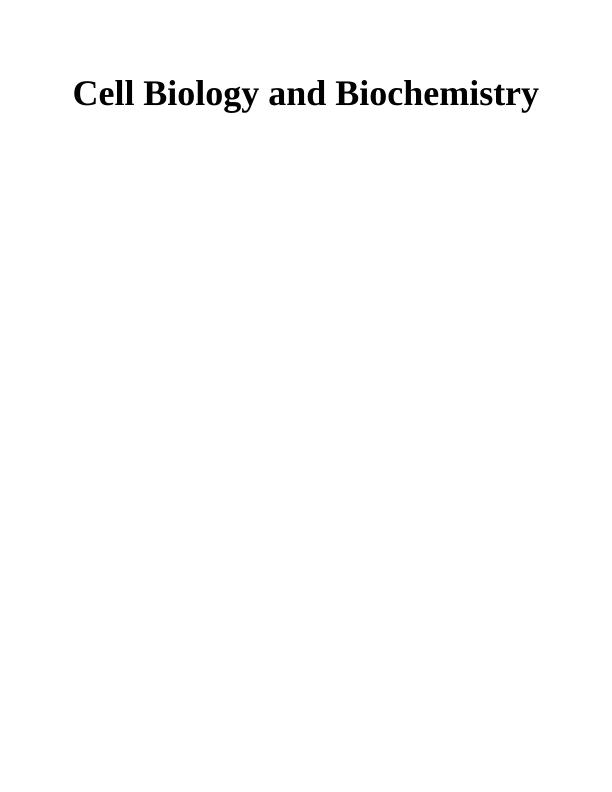 Cell Biology and Biochemistry_1